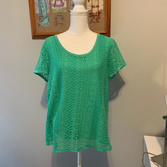 Nine West Tops - Nine West lace top SZ XXL
